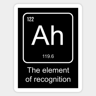 Periodic Table Element Ah Magnet